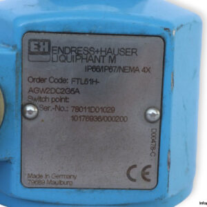 endress-hauser-FTL51H-AGW2DC2G5A-vibronic-point-level-switch-(used)-2