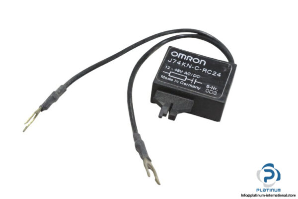 omron-J74KN-C-RC24-suppressor-for-contactor-(used)