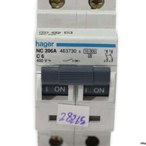 hager-NC206A-miniature-circuit-breaker-(used)-1