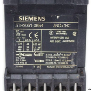 siemens-3TH2031-0BB4-contactor-relay-(used)-2
