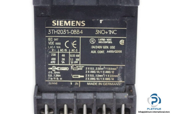 siemens-3TH2031-0BB4-contactor-relay-(used)-2