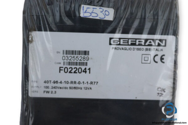 gefran-40T-96-4-10-RR-0-1-1-R77-configurable-indicator-alarm-unit-(new)-2