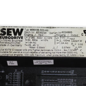 sew-R27-DT80K4_MM05_BW1-gear-motor-used-2