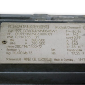 sew-R27-DT80K4_MM05_BW1-gear-motor-used-4