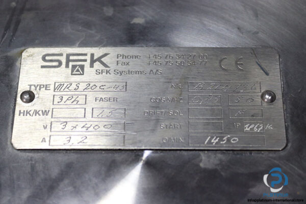 sfk-MRS20C-45-stainless-steel-washdown-motor-used-2