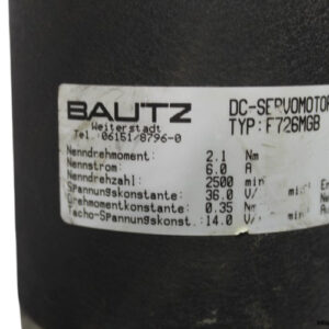 bautz-F726MGB-dc-servomotor-used-1