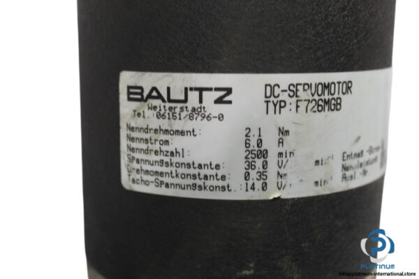 bautz-F726MGB-dc-servomotor-used-1