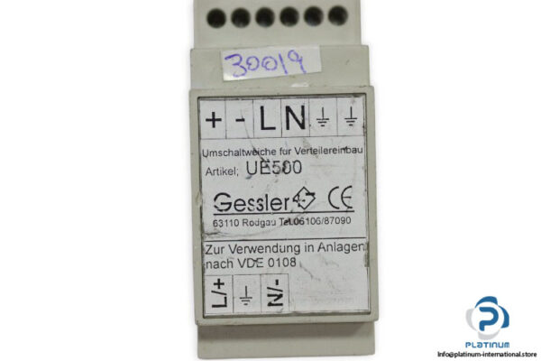Gessler-ue500-switch-for-distribution-board-installation(used)-1