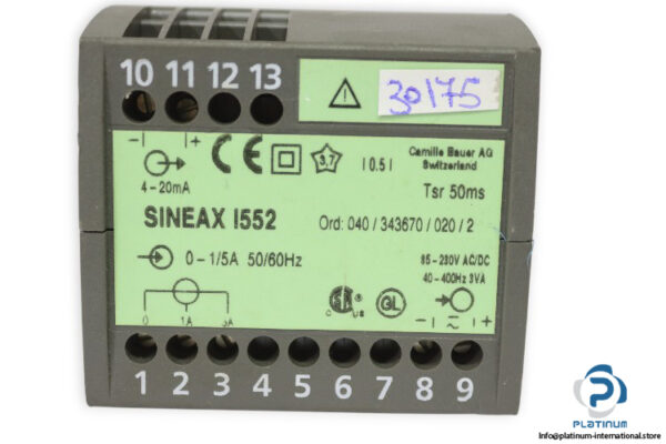 SINEAX-1552-transducer-for-ac-current(used)-1