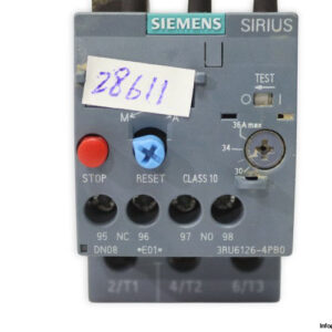 siemens-3RU6126-4PB0-thermal-overload-relay-(Used)-1