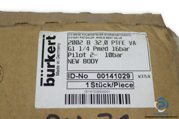burkert-2002-B-32.0-PTFE-VA-angle-seat-valve-(new)-(carton)-3