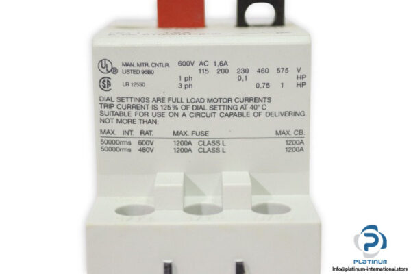 aeg-MBS-25-1-1.6A-manual-motor-starter-(new)-1