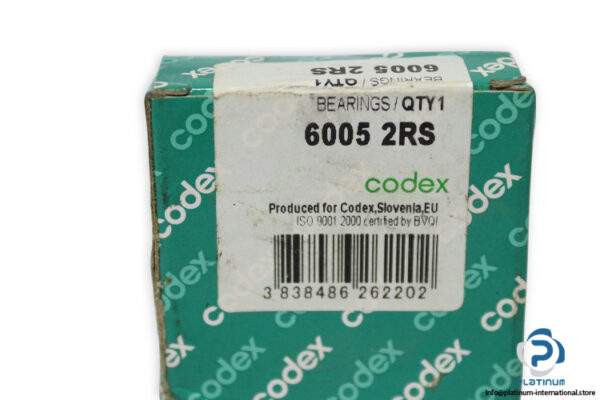 codex-6005-2RS-deep-groove-ball-bearing-new-carton-1