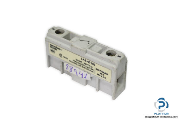 Sprecher-schuh-la3-40-ne-motor-disconnect-switch(used)