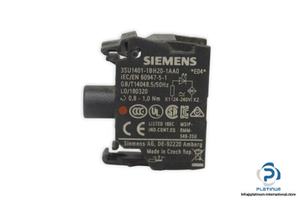 siemens-3SU1401-1BH20-1AA0-led-module(used)-1