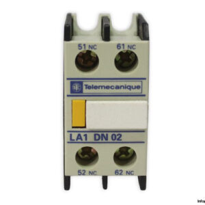 telemecanique-LA1DN02-auxiliary-contact-block-(Used)-1