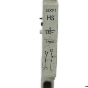 siemens-5SX91-HS-auxiliary-contact-block-(Used)-1