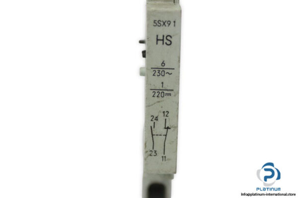 siemens-5SX91-HS-auxiliary-contact-block-(Used)-1