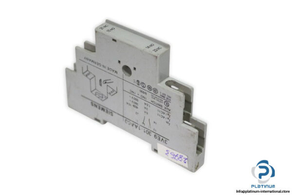 siemens-3VE9-301-1AA00-auxiliary-contact-switch-(Used)