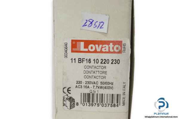 lovato-11-BF16-10-220-230-contactor-(new)-4