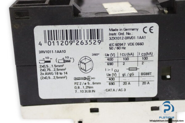 siemens-3RV1011-1AA10-circuit-breaker-used-3