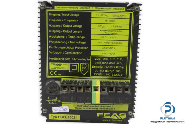 feas-PS2U15024-dc-power-supply-used-2