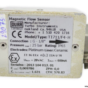 durr-ti711-f4h-magnetic-flow-sensor(used)-1