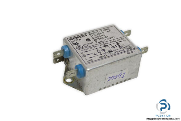 siemens-b84111-a-b60-line-filter(used)