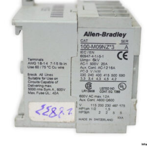 allen-bradley-100-m09nz-3-mini-contactor(used)-2