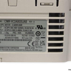 yaskawa-CIMR-VC2A0020JAB-frequency-inverter-(New)-4