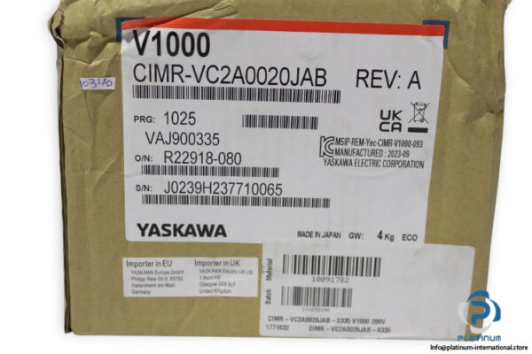 yaskawa-CIMR-VC2A0020JAB-frequency-inverter-(New)-5