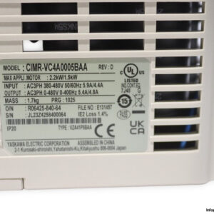 yaskawa-CIMR-VC4A0005BAA-frequency-inverter-(New)-5