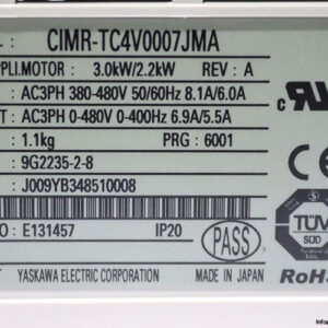 yaskawa-CIMR-TC4V0007JMA-frequency-inverter-(New)-5
