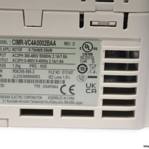 yaskawa-CIMR-VC4A0002BAA-frequency-inverter-(New)-5