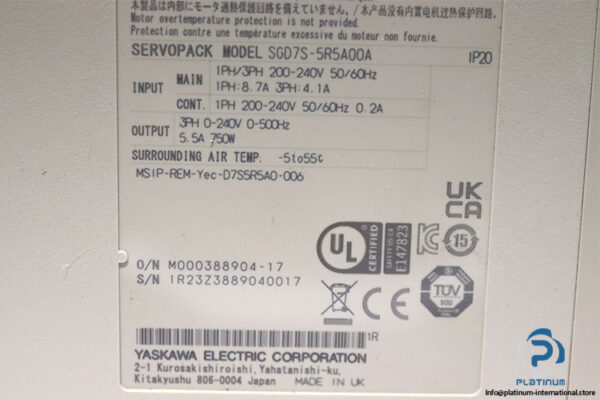 yaskawa-SGD7S-5R5A00A-ac-servo-driver-(New)-5