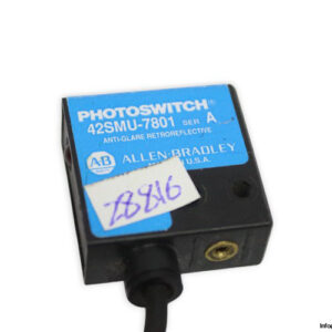 allen-bradley-42SMU-7801-photoswitch-anti-glare-retroreflective-sensor-(Used)-1