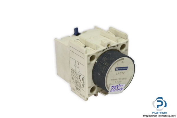 telemecanique-LADT2-time-delay-auxiliary-contact-block-(Used)