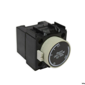 telemecanique-LA3-D22-A65-time-delay-auxiliary-contact-block-(Used)