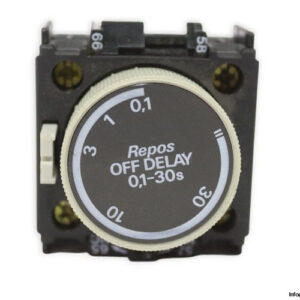 telemecanique-LA3-D22-A65-time-delay-auxiliary-contact-block-(Used)-1