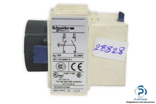 schneider-LADT2-time-delay-auxiliary-contact-block-(Used)-2