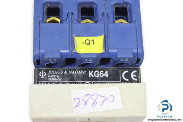 kraus-naimer-KG64-main-switch-(Used)-1