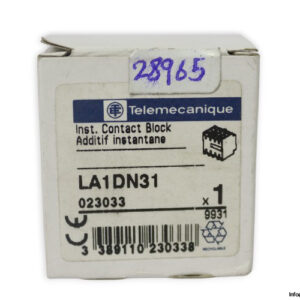 telemecanique-LA1DN31-auxiliary-contact-block-(new)-2