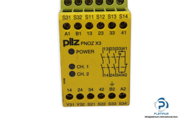 pilz-pnoz-x3-3s-1o-774314-safety-relay(used)-1