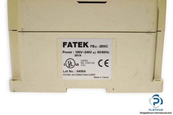 fatek-facon-FBE-28MC-programmable-controller-used-3