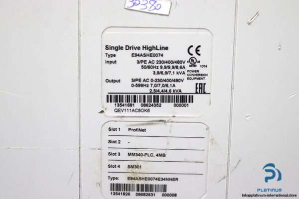 lenze-E94ASHE0074-single-drive-highline-used-4
