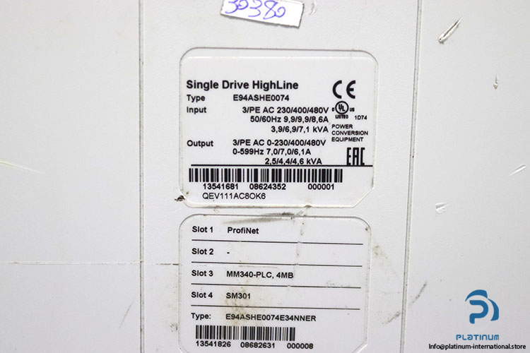 lenze-E94ASHE0074-single-drive-highline-used-4