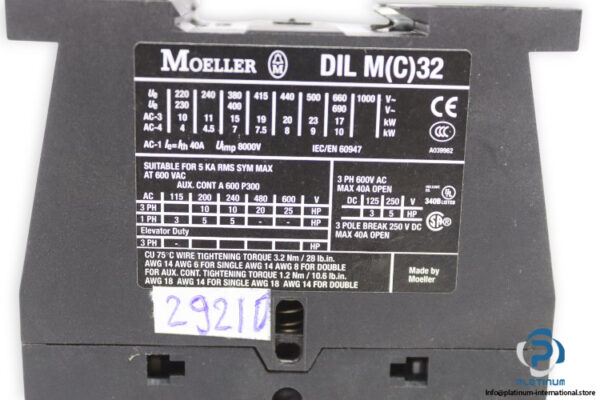 moeller-DIL-M-32-10-contactor-new-3