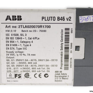 abb-PLUTO-B46-V2-programmable-safety-controller-(Used)-2