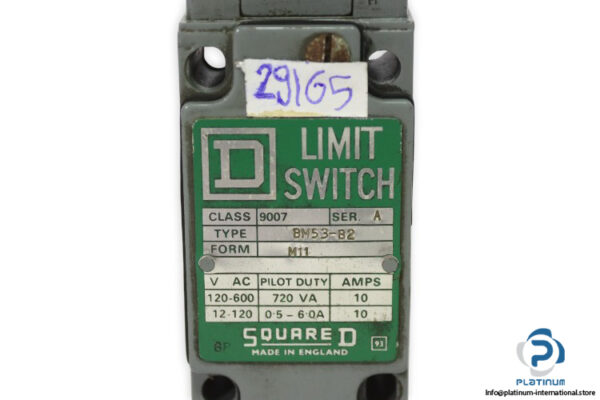 square-d-BM-53-B2-limit-switch-with-actuator-(Used)-1