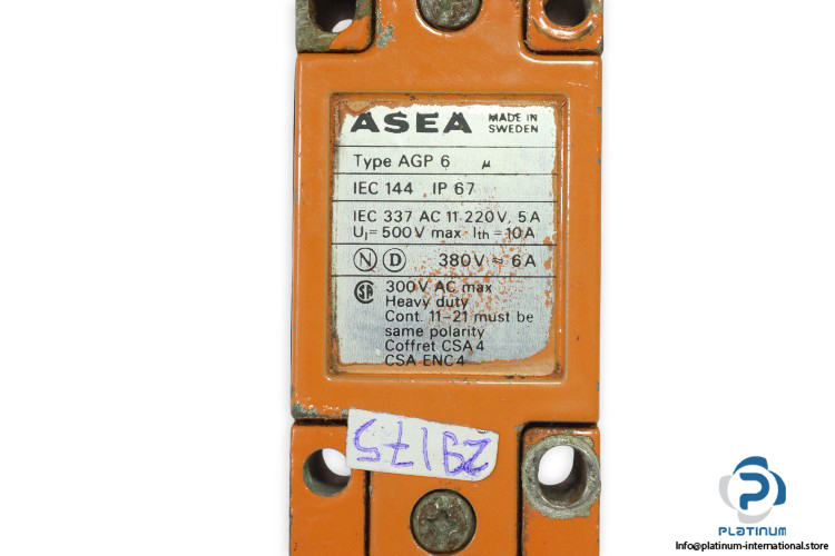 asea-AGP-6-limit-switch-(Used)-1